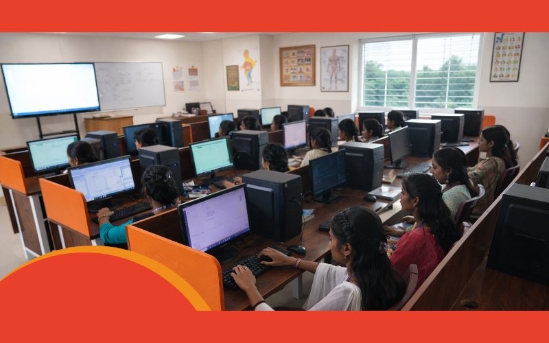 technology enabled learning Hyderabad college smart campus wifi digital education Vijetha