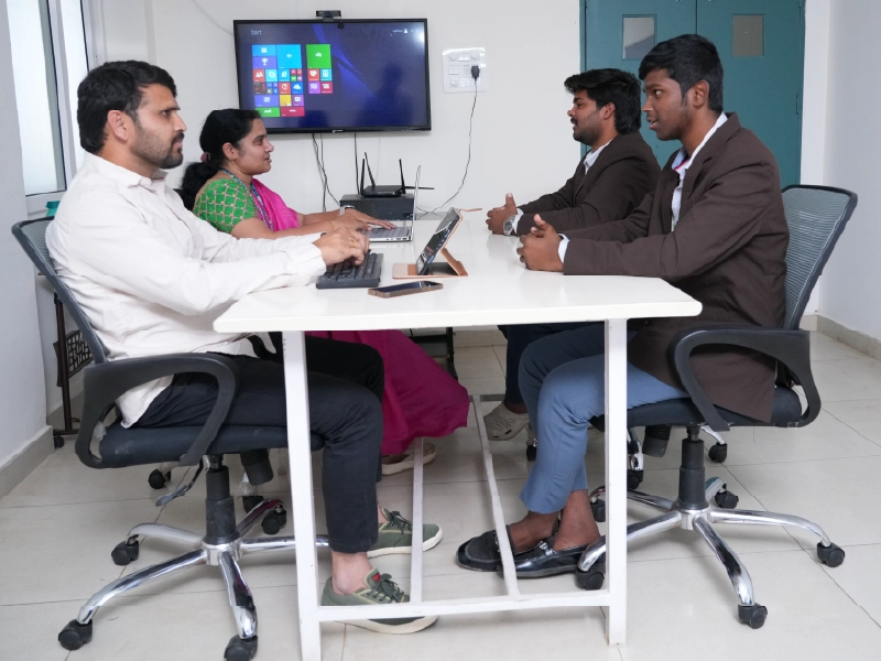 placement cell Hyderabad college career support training campus recruitment Vijetha students